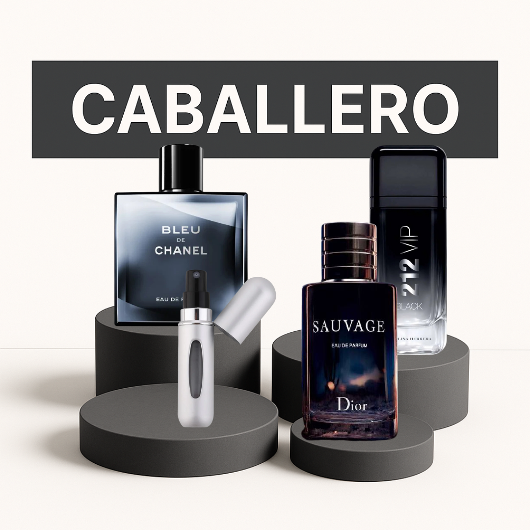 KIT bleu chanel+sauvage+vip black+perfum